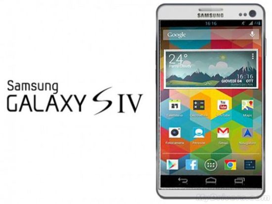 此前网上曝光的三星Galaxy S4智能手机