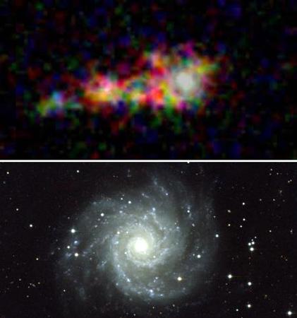 天文学家发现银河状螺旋星系祖先(图)
