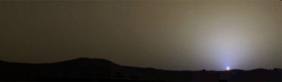 迄今最佳火星天空照片：火星日落