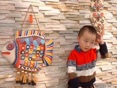 面具上画的是什么呢