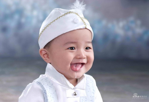 顽皮的口水王(图)