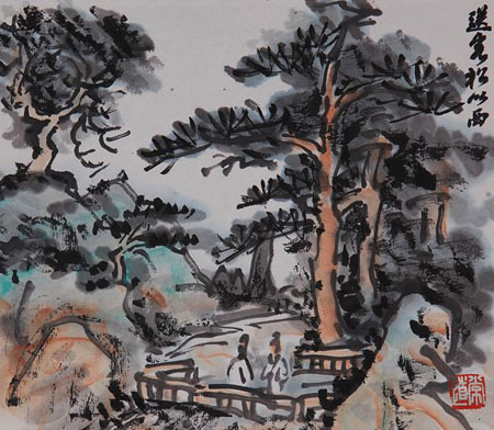 著名画家常道先生中国画展在京举办