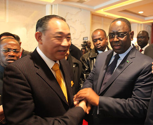 李若弘主席和塞内加尔总统会面