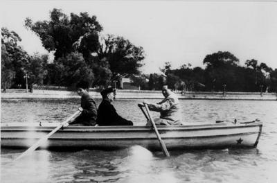1952年毛泽东、程潜在中南海