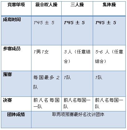 参赛项目 参赛项目