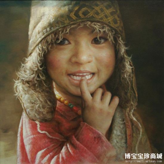 谭建武经典油画关注儿童_油画雕塑_新浪收藏_新浪网