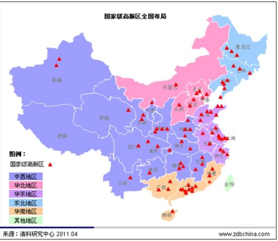  国家级高新区全国布局