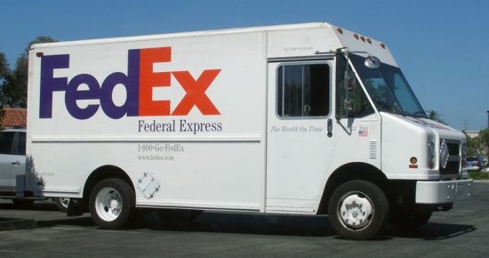 联邦快递公司(fdx)的卡车
