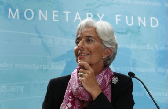 ͼΪʻһ֯(IMF)ܲӵ(Christine Lagarde)