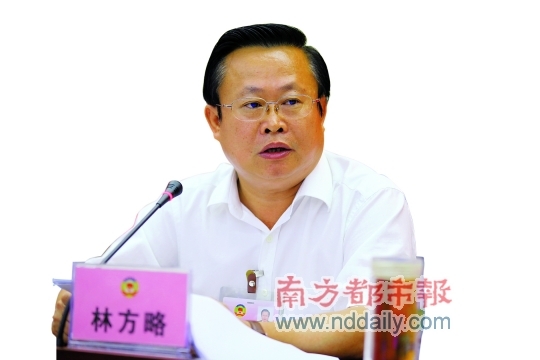 海南省副省长林方略。 海南省副省长林方略。