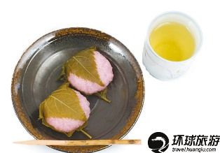 日本时令小吃樱饼和樱花茶 日本时令小吃樱饼和樱花茶
