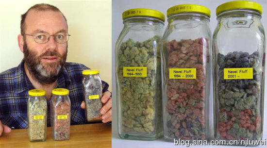 格雷厄姆-巴克尔的肚脐棉线收藏。 格雷厄姆-巴克尔的肚脐棉线收藏。