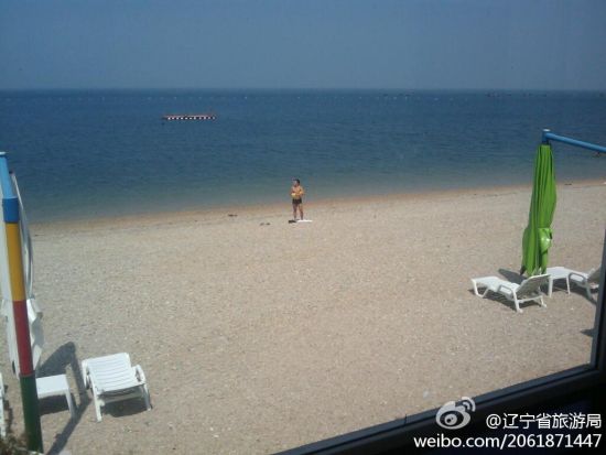 大连长海镇大长山岛 清爽的沙滩和海水 大连长海镇大长山岛 清爽的沙滩和海水