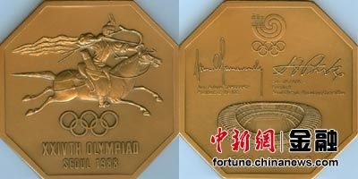 1988年，第24届汉城奥运会发行了一组极具民族特色的纪念币。