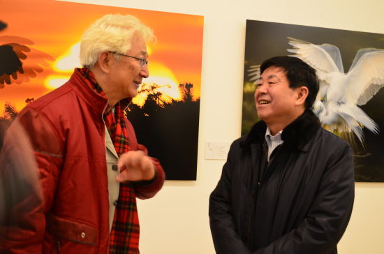 著名主持人陈铎与杨晓宁聊摄影作品 著名主持人陈铎与杨晓宁聊摄影作品