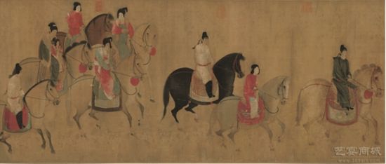 艺宴商城传世名画系列 虢国夫人游春图