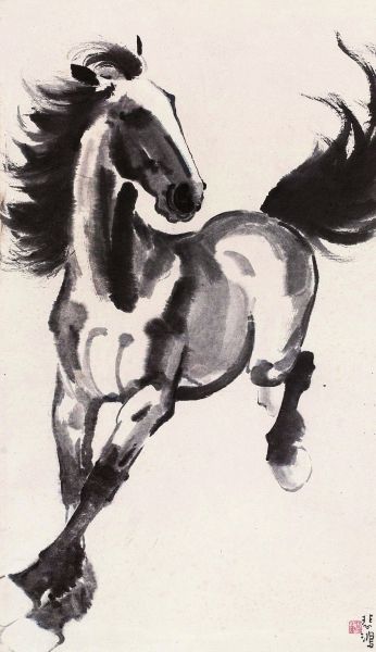 中国的画马名家与马画