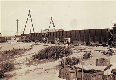 石碌铁路建设场景