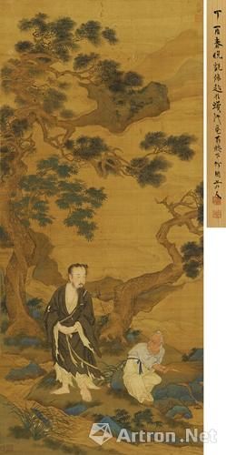 1、明仇英《松下人物图》,成交价为8亿178万日元(下同); 1、明仇英《松下人物图》,成交价为8亿178万日元(下同);