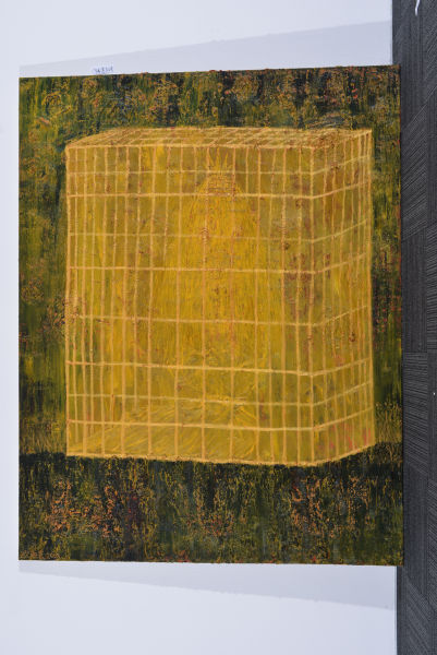 欧阳春《王的囚笼》布面油画230x180cm 2008年