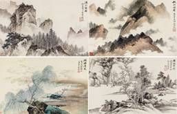 吴湖帆(1894-1968) 四季山水
