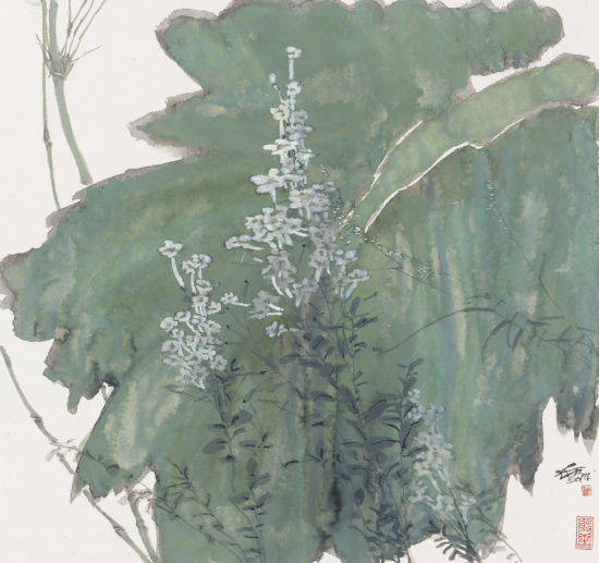 2014 林间 33×33.5cm