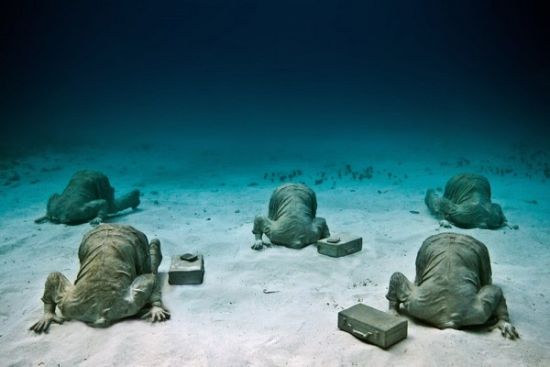 Jason deCaires Taylor 海底雕塑作品