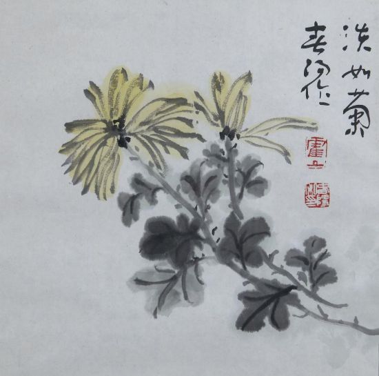 霍春阳 菊花(拍品编号：174)