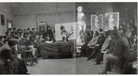 　　1962年油画系第二工作室(罗工柳工作室)习作课