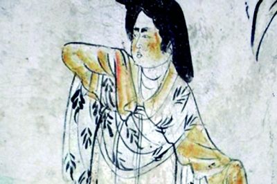 唐代韩休墓壁画乐舞图(局部) 唐代韩休墓壁画乐舞图(局部)