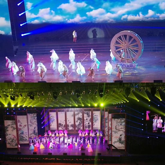 大型民族歌舞史诗“家园”演出现场 大型民族歌舞史诗“家园”演出现场
