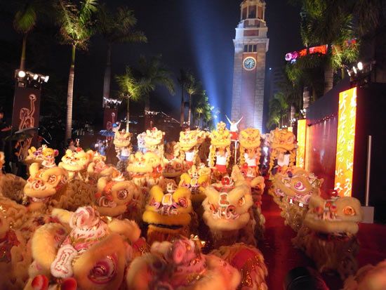 香港龙狮节活动将在2011年元旦日举行