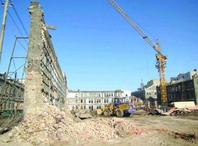 哈尔滨历史文化街区缩水一半 百年胡同被抹平(图)