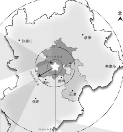 京津冀都市圈三个圈层:北京拟发展市郊铁路|京