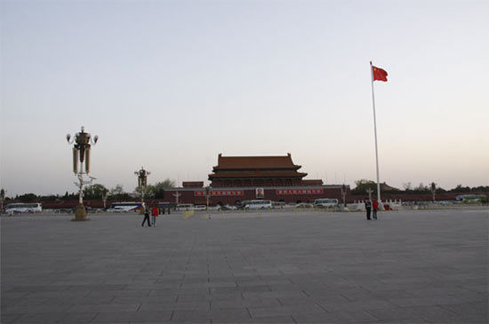晨拍皇城中轴线 东城旅游局发起“微”行动(图)