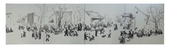 植物保护园的冬天景色 (摄于2013年元月24日) 法国布雷斯特市举办李小超大型雕塑与绘画展
