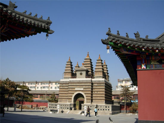 金刚座舍利宝塔 五塔寺:蒙古天文图石刻最为珍贵