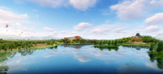 北京世园会园区核心景观区效果图 2019北京世园会园区启动建设