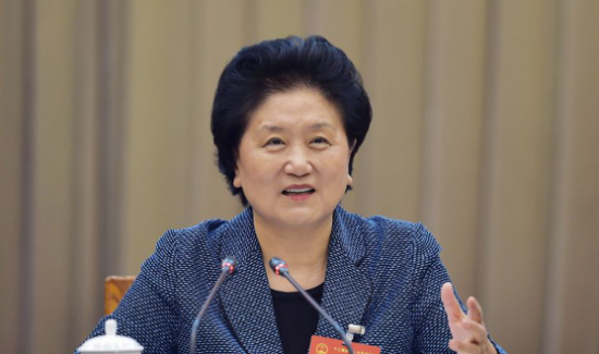 中共中央政治局委员、国务院副总理刘延东(中)参加贵州代表团审议。 刘延东:努力实现贵州弯道取直后发赶超