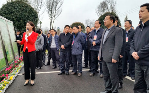 会议代表参观广安市污水处理厂 四川力推全面治污的“广安模式”