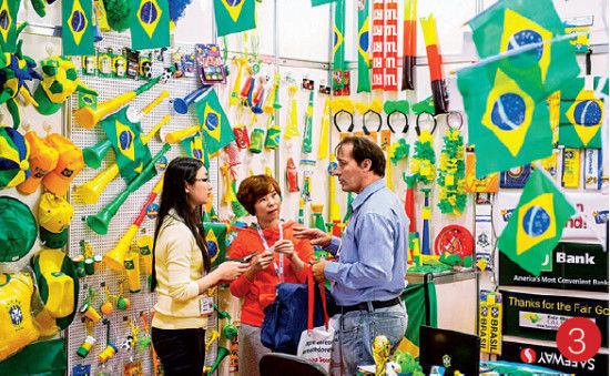 中国的世界杯:近千万面各国国旗从浙江做出