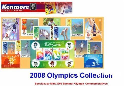 美国集邮公司推出各国北京奥运邮票专辑