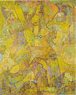 走近正襟危坐的画家伊灵