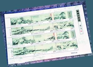 名画邮票串起中国美术史