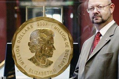 世界最大金币将在维也纳拍卖(图)