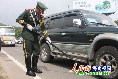 中国武警 OK!博鳌第一哨执勤官兵赢赞誉_滚动