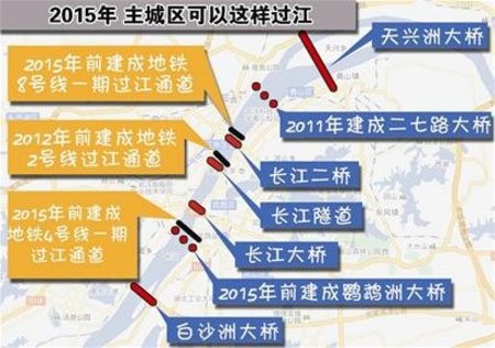 武汉第八座长江大桥开工 2015年将建成通车