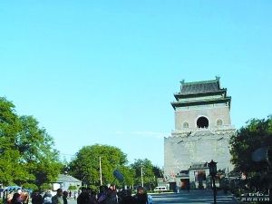 钟楼与鼓楼:一对“情侣”在京城(组图)