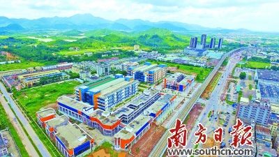 潼湖生态智慧区,短短一年不到的时间,出现了快速“蝶变”。 南方日报记者 梁维春 摄 惠州打造对外开放发展新高地