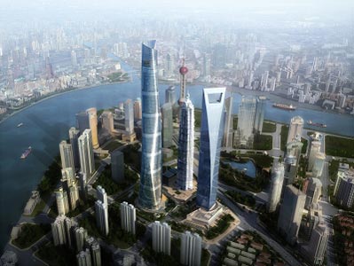 上海刺激经济开建632米大厦 有望成中国第一高